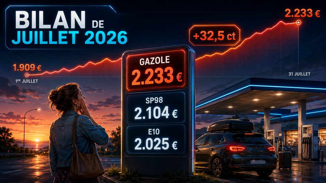 Prix des carburants : le bilan de juillet 2026